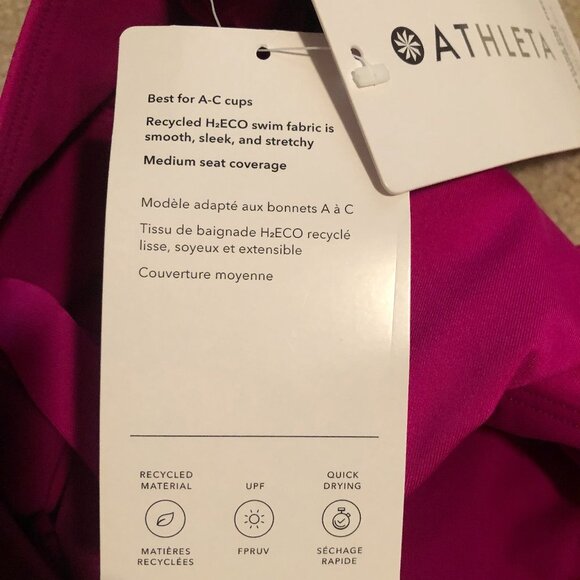 NWT Athleta Coastline 1 piece Swimsuit large - Picture 4 of 4